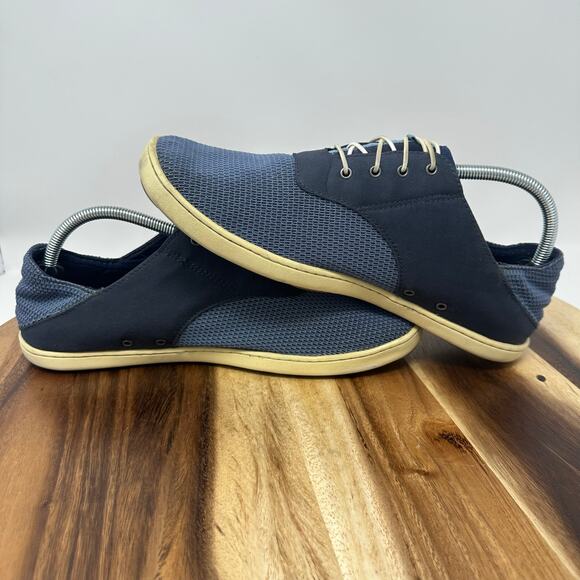 Olukai Nohea Moku Men Blue Lightweight Mesh Slip On Sneakers Size US 10 - Picture 4 of 8